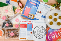 Sunset Apricot Bars baking kit with pre-measured ingredients and activities inspired by the warm hues of a sunset.