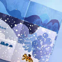 冬日第一场雪《老虎，下雪啦》