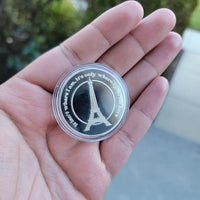 Amelie Broadway Musical inspired Silver and Gold plated coin - Times are Hard for Dreamers