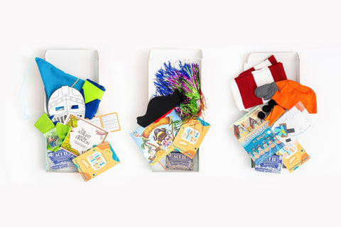 PLACES, PLEASE! Littles Imaginative Play Boxes for ages 3-8 provide hours of fun for littles and their families.