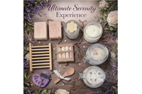 Ultimate Serenity Experience Mother's Day Box.  Natural full size products Soap, Botanical  Skincare gift box. handmade selfcare