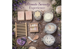 Ultimate Serenity Experience Mother's Day Box.  Natural full size products Soap, Botanical  Skincare gift box. handmade selfcare