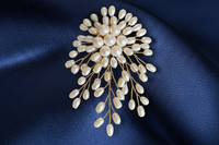 A pearl is a living jewelry. Handcrafted freshwater pearl brooch pendant. The 2025 trend for unique style. Say yes to one of a kind.