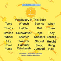 I Can Fix It I can read books for kids level 1 (I Can Read Kids Books Book 20)