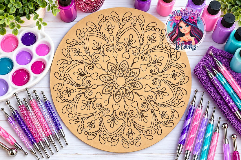 Deedle Bug’s Blooms Monthly Mandala Subscription Box