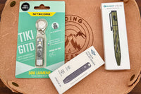 A few examples of items you might find in the EDC Club:
- Nitecore Tiki GITD Flashlight
- Olight O'Pen Mini
- Otacle Titanium Mini Driver