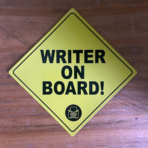 "Writer on Board" Magnet