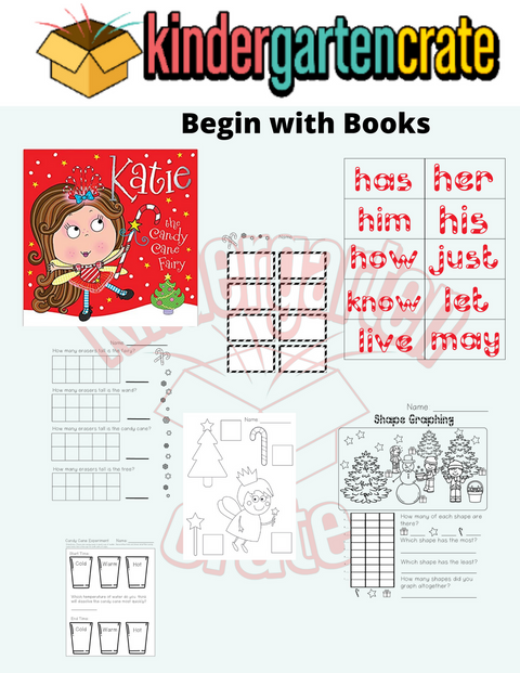 Candy Cane Math and Literacy Centers (Digital Add On)