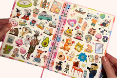 Postix quality sticker sticker sheets featuring a range of playful, cute and modern designs, made for adult sticker lovers worldwide