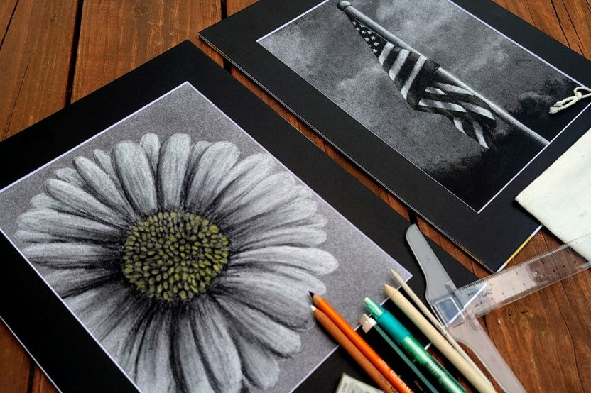 Our June 2026 Art Box, will include the drawings, Oopsie Daisy and Stars and Stripes.  Come and get dirty with us and create.