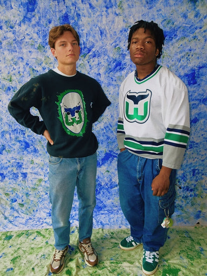 Whalers Jersey, White (Size S/M)
