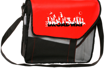 Lightweight Broadway Character inspired Silhouette Messenger Bag