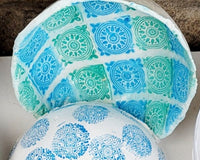 Stamped Air-Dry Clay Scalloped Bowls Art Kit - Perfect for Candies & Trinkets! - SKU DV1023