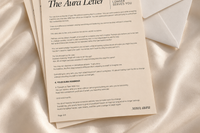 The Aura Letter by Working On My Aura x Coquihalla | Monthly Snail Mail Subscription