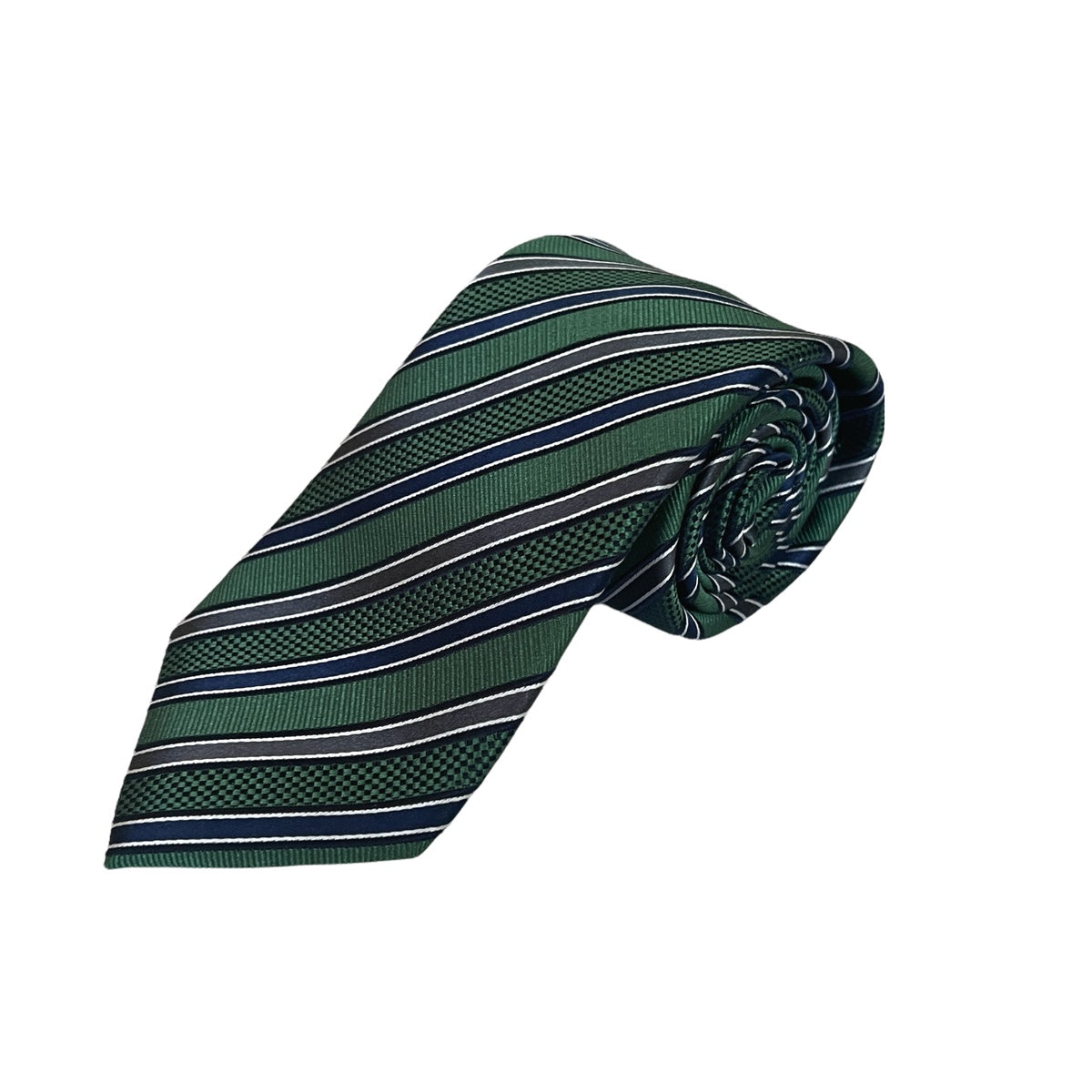 Spruce Stripes Silk Tie