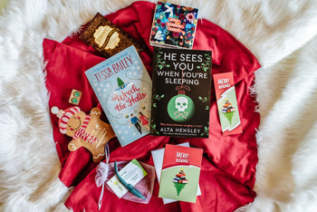 Books & More by Box of Books Christmas edition. Enjoy 2 great books and some novelty items. A great box for self care and relaxation.