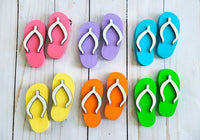 Flip Flops Mini Wooden Decor | Spring Summer Tiered Tray Decor Accent