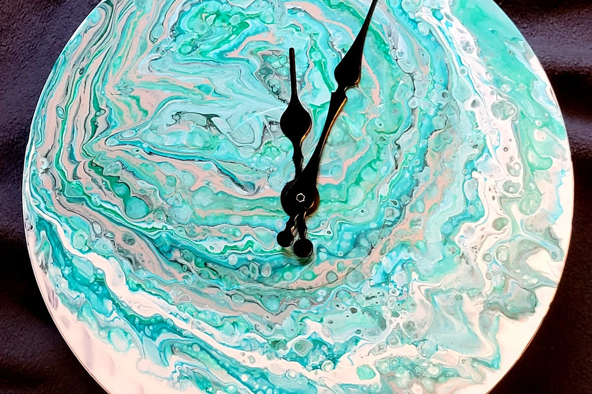 Resin Album Clock - With Sturdy 78 RPM Album & Clock Mechanism - SKU PP0822