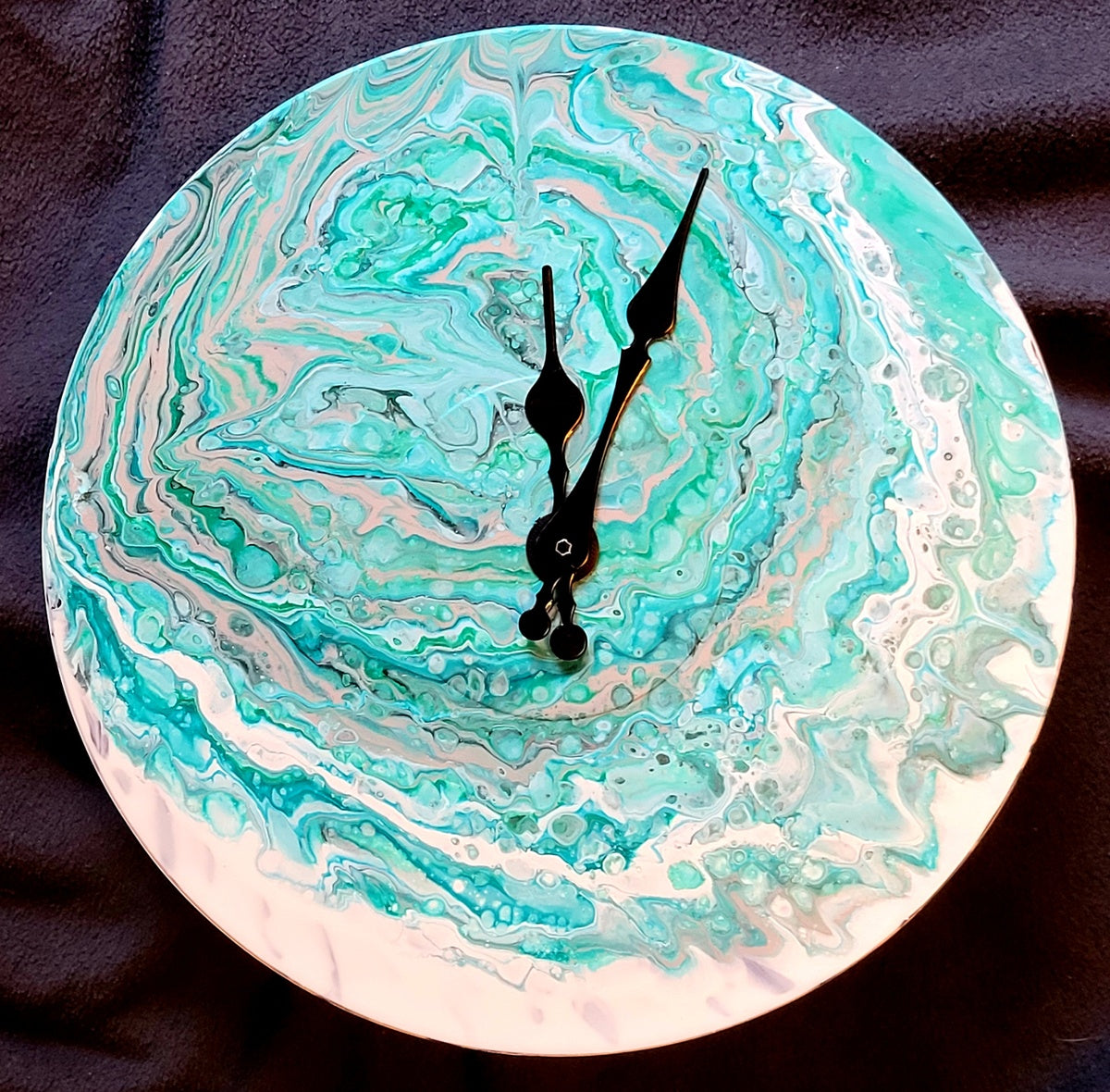 Resin Album Clock - With Sturdy 78 RPM Album & Clock Mechanism - SKU PP0822
