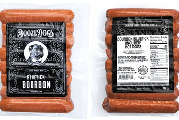 1lb. Bluetick Bourbon Hot Dogs