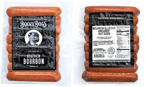 1lb. Bluetick Bourbon Hot Dogs