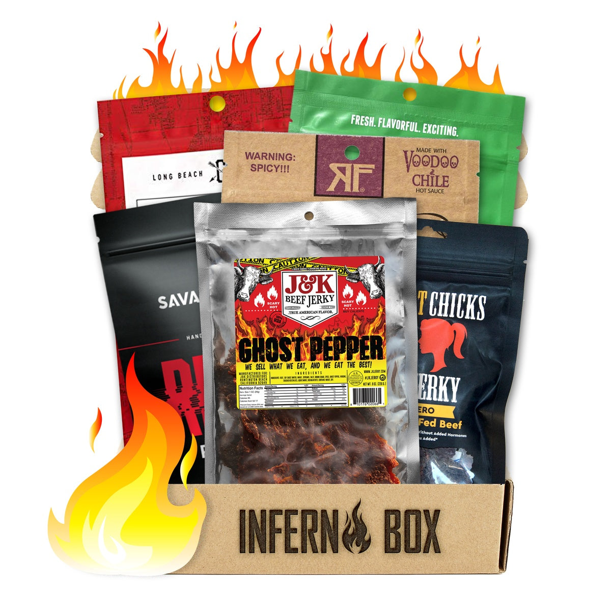Inferno Beef Jerky Box