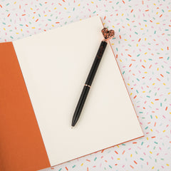 “All Is Well” Diamond Heart Pen