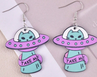 Supernova Galaxy Box - a Fusion of High Tech and Classic UFO - thats Out of this World!  Think Blues, Greens and Shimmery Silvers.