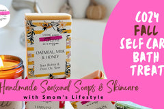 Seasonal, Handmade Shea Butter, Olive Oil, Coconut Oil Blend Luxury Hydrating Body Soaps