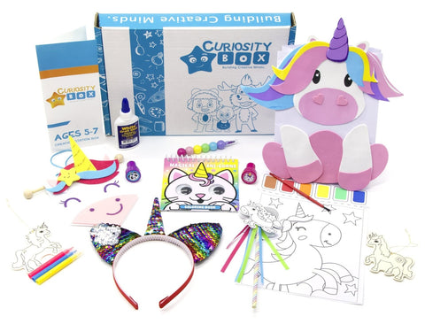 Unicorn Surprise Craft & Activity Box for Ages 5-7