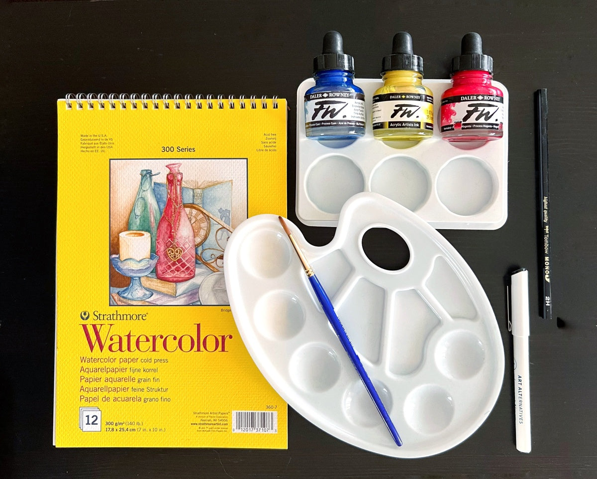 Young Artist October 2022 - Daler-Rowney FW Acrylic Ink