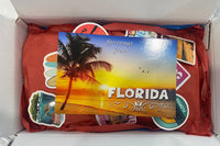 Discover the unique flavors and hidden gems of a different state every month with the American Wanderlust Box! - Florida Box items