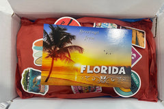 Discover the unique flavors and hidden gems of a different state every month with the American Wanderlust Box! - Florida Box items