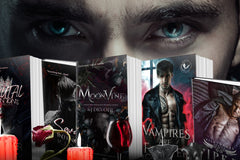 Dark Romance Book Box with bookish themed merchandise expertly curated and custom-made by Gothika Books!