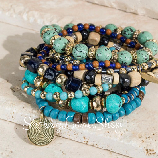 Gorgeous Mixed bead layered bracelet