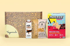 Vegancuts Monthly Snack Box Open the Door to sweet & savory vegan snacks from the longest standing vegan subscription company