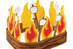 Campfire foam crown for 3-5