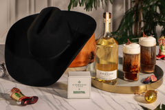 The Código 1530 Cowboy Coffee with CÓDIGO 1530 REPOSADO, Honey Fig Syrup, Cold Brew, Milk, Dried Figs

