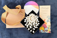 Dreamcloud handcrafted freshwater pearl brooch and pendant jewelry Gift Box