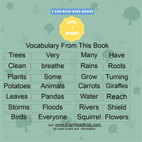 Trees For Kids Trees Have Many Jobs: I can Read Level 1 (I Can Read Kids Books Book 7)
