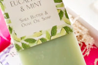 Smom's Lifestyle Soap Subscription Box -  Features Eucalyptus Mint scented soap for refreshing clarity for relaxing in your self care bath