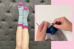 Many of our kits, such as the Joy of Socks kit, include step-by-step video tutorials. Our kits are designed for the adventurous beginner.