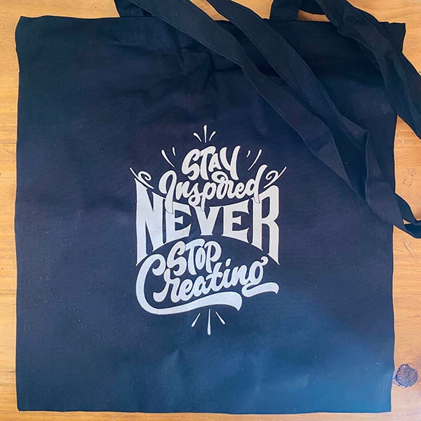 "Stay Inspired" Tote Bag