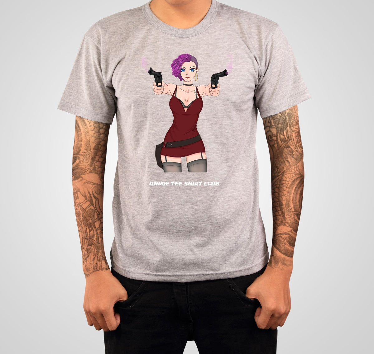 Two Fisted Anime Tee