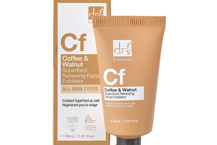 Dr. Botanicals Coffee & Walnut Superfood Renewing Facial Exfoliator