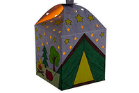 Color your own luminary with led light