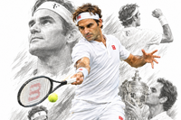 Tennis Legends Poster Subscription | 20 A3 Prints
