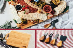 Charcuterie Kit + Handcrafted Wooden Board Bundles