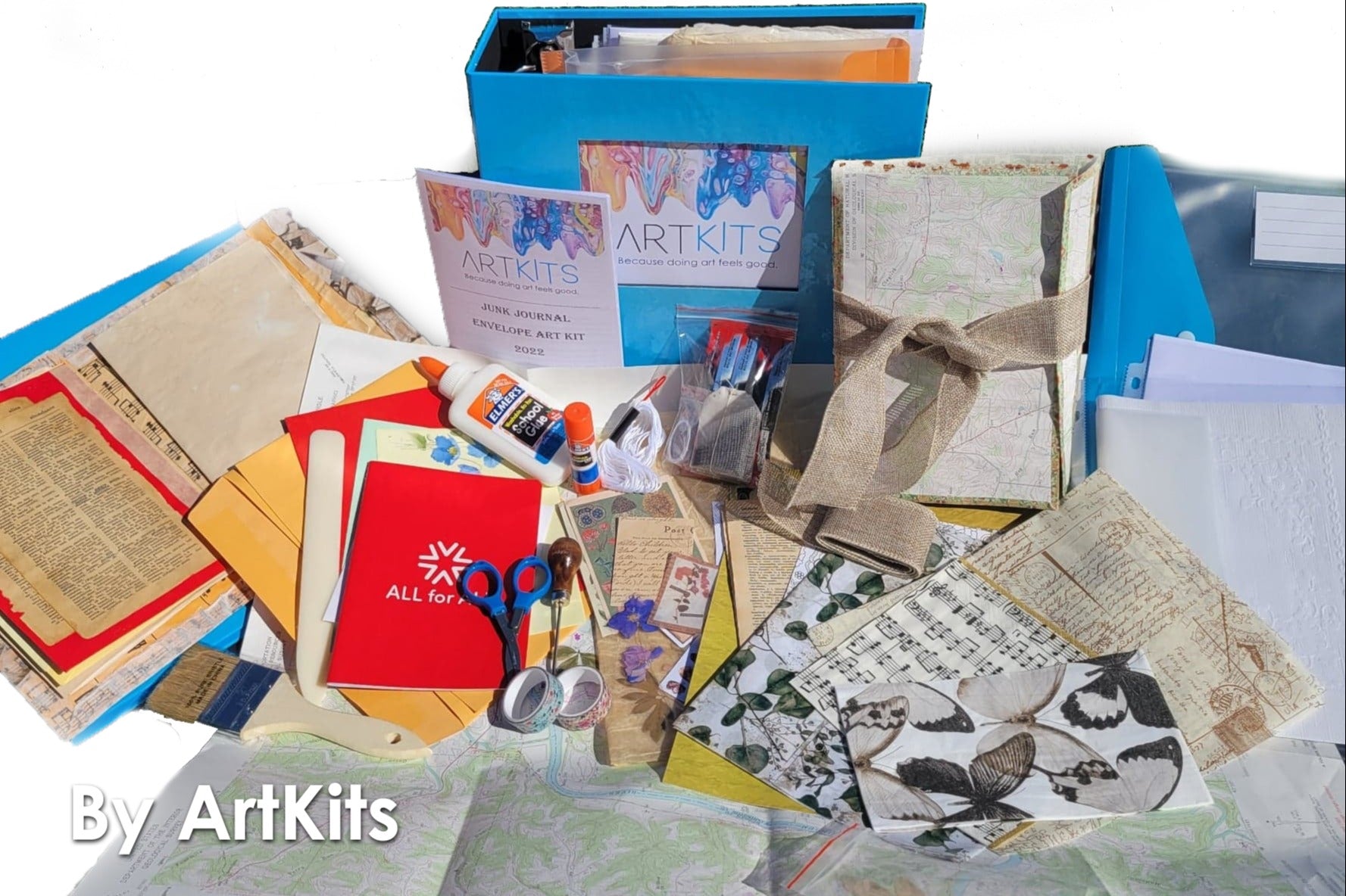 Ultimate Junk Journal Art Kit - EVERYTHING you need to get started