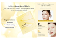Glow starts here, Medicube Kojic Acid Turmedic Brightening Gel Mask delivers brighter, smoother, hydrated, glass-like skin in just one use!